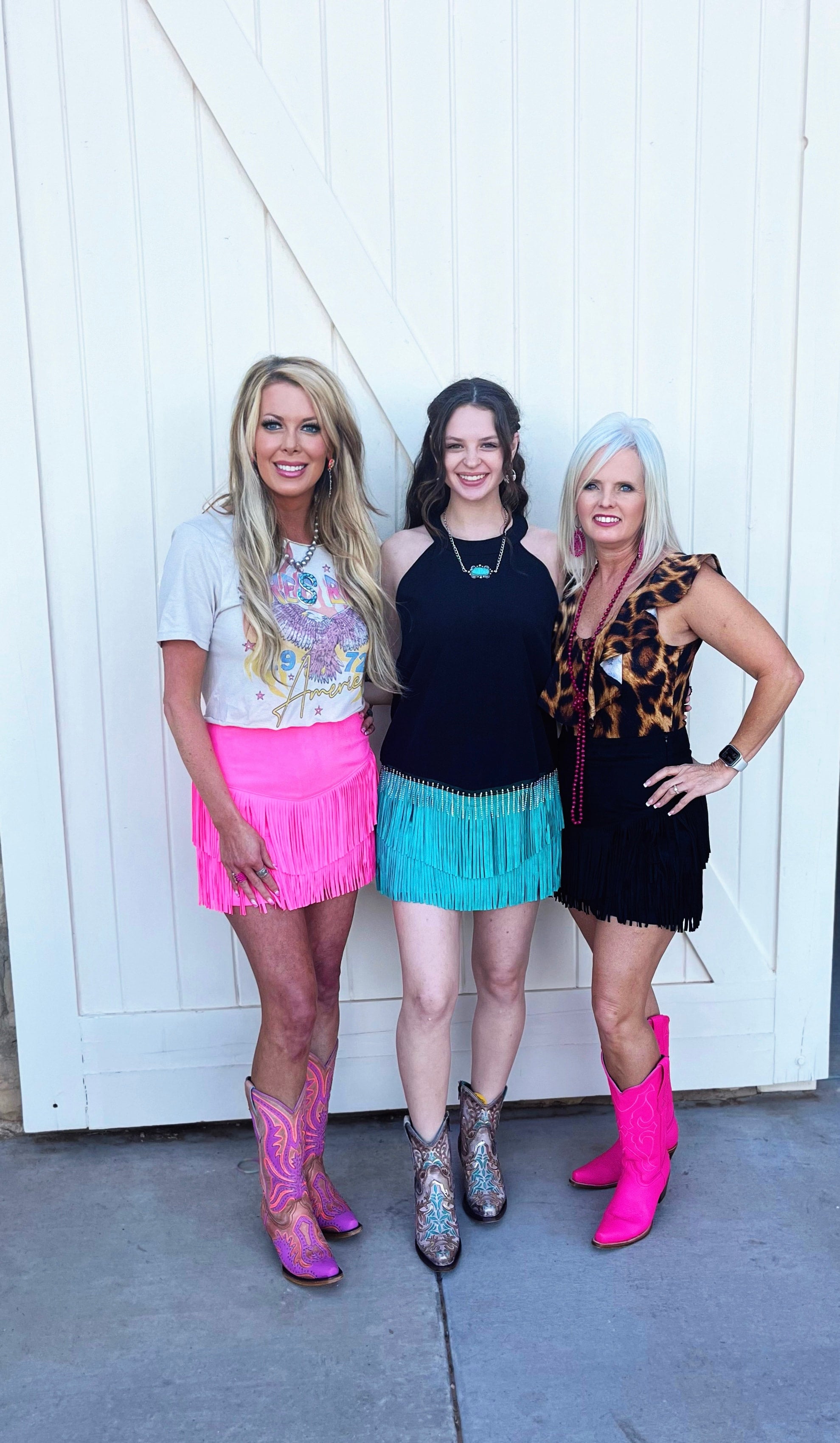 Hot pink suede skirt clearance